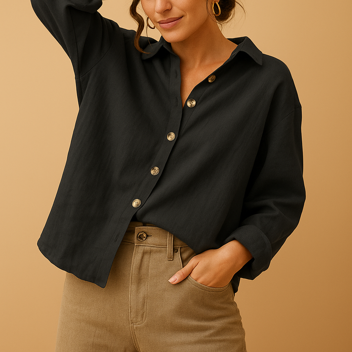 Corinne™ | Luźna Bluzka Bawełniana