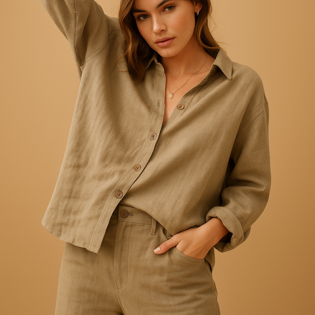 Corinne™ | Luźna Bluzka Bawełniana