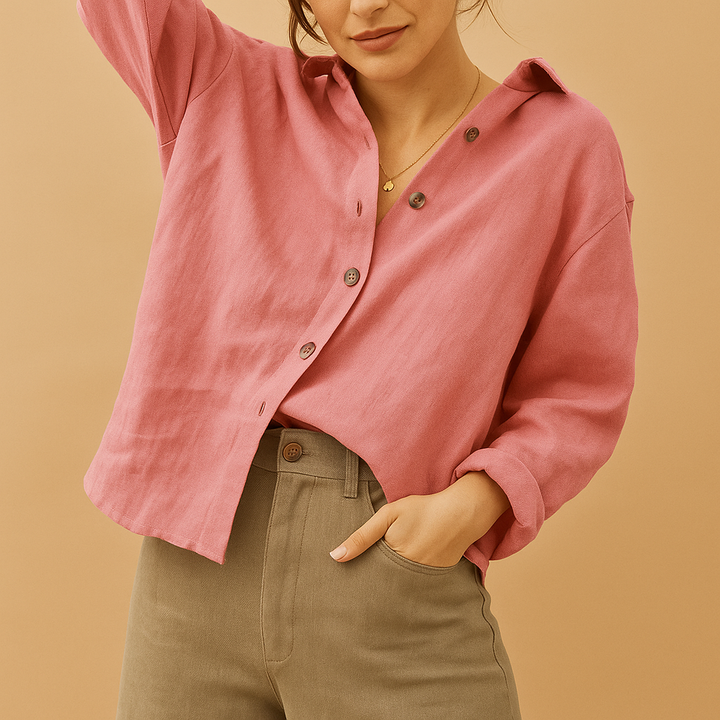Corinne™ | Luźna Bluzka Bawełniana