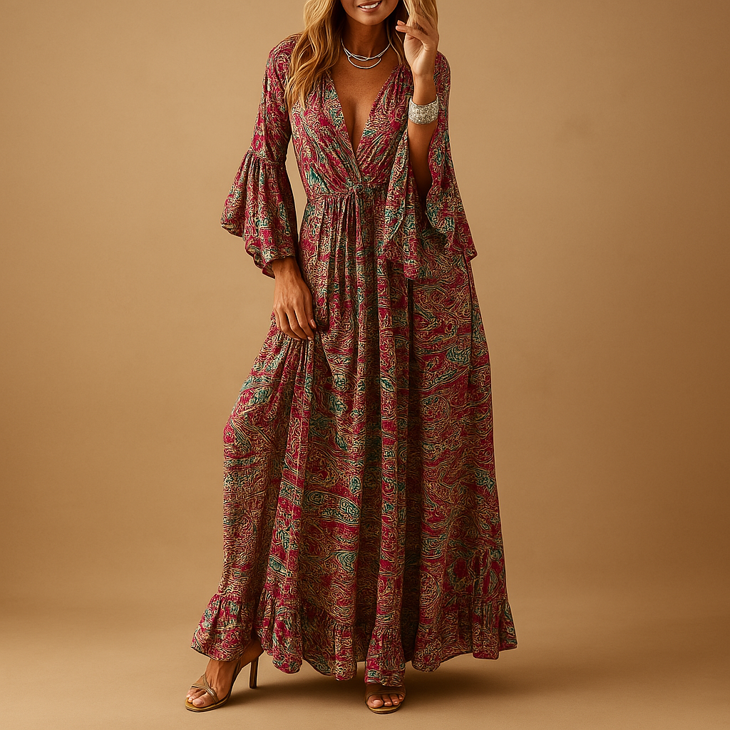Lauriane™ | Długa Sukienka Boho