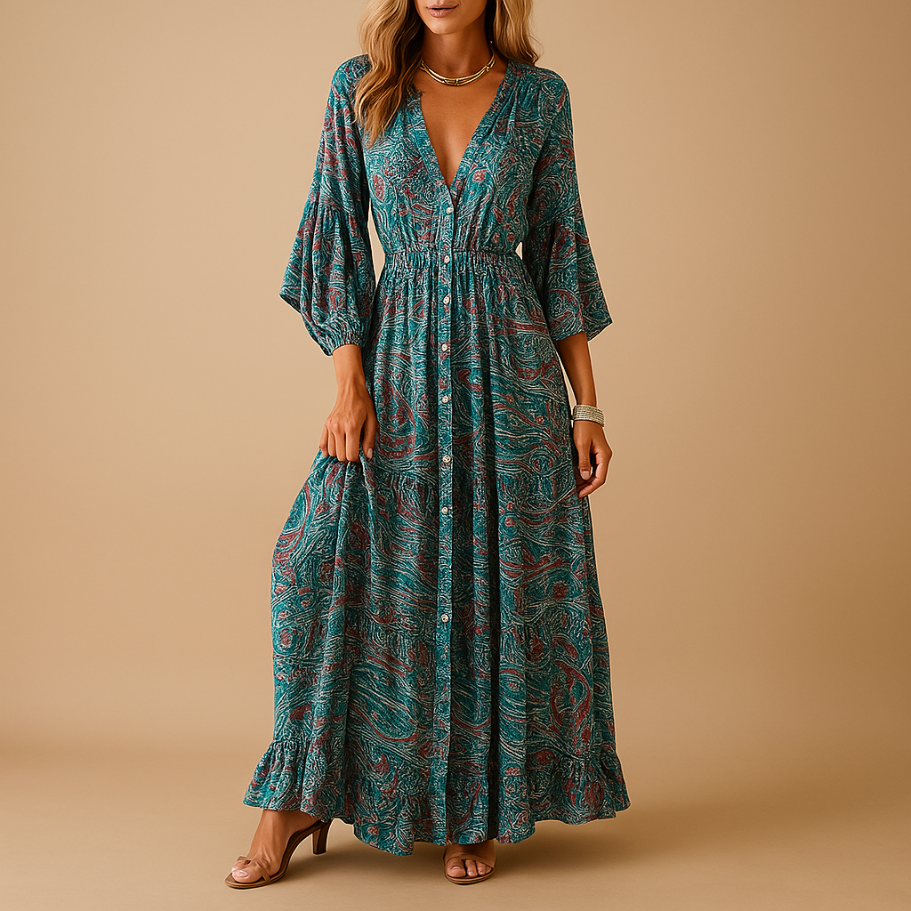 Lauriane™ | Długa Sukienka Boho