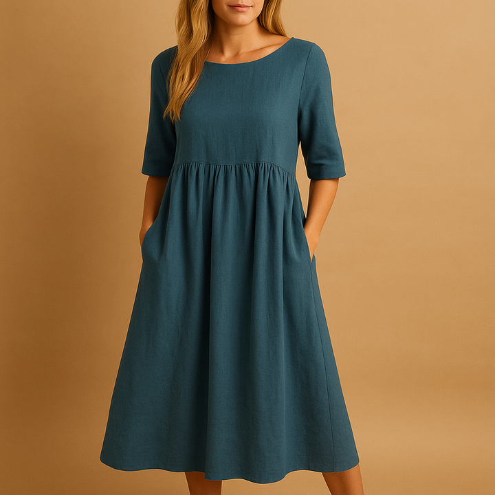 Amandine™ | Sukienka Midi Retro