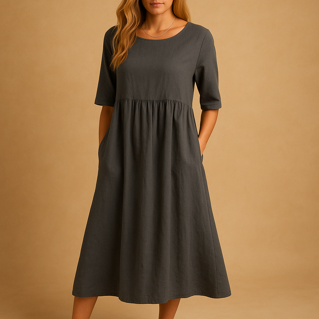Amandine™ | Sukienka Midi Retro