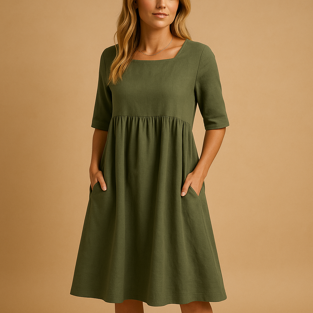 Amandine™ | Sukienka Midi Retro