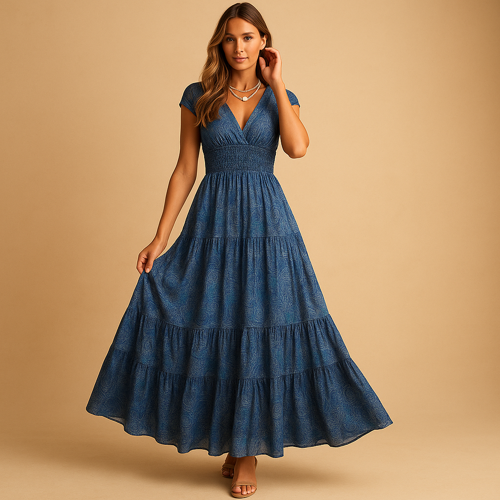 Fanny™ | Sukienka Maxi Kwiatowa