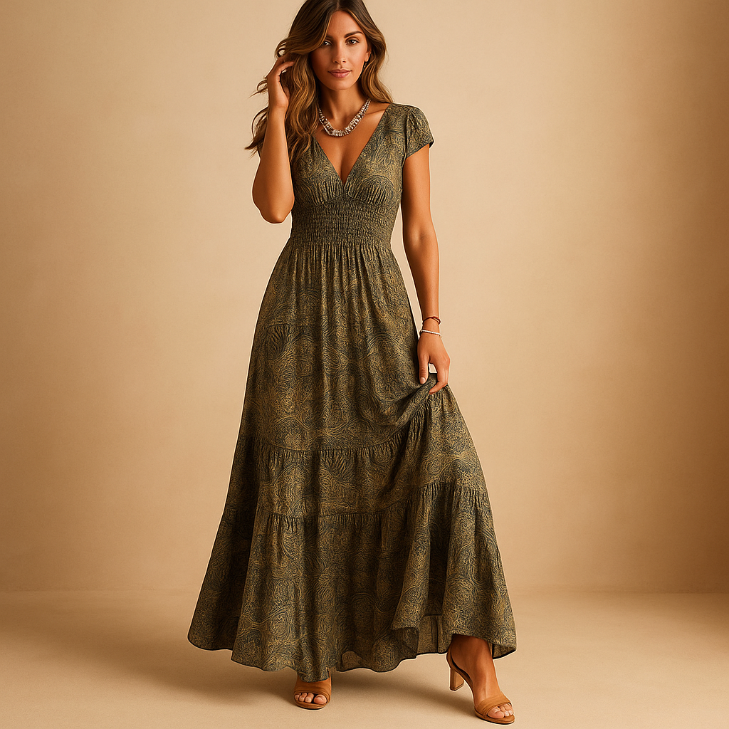 Fanny™ | Sukienka Maxi Kwiatowa