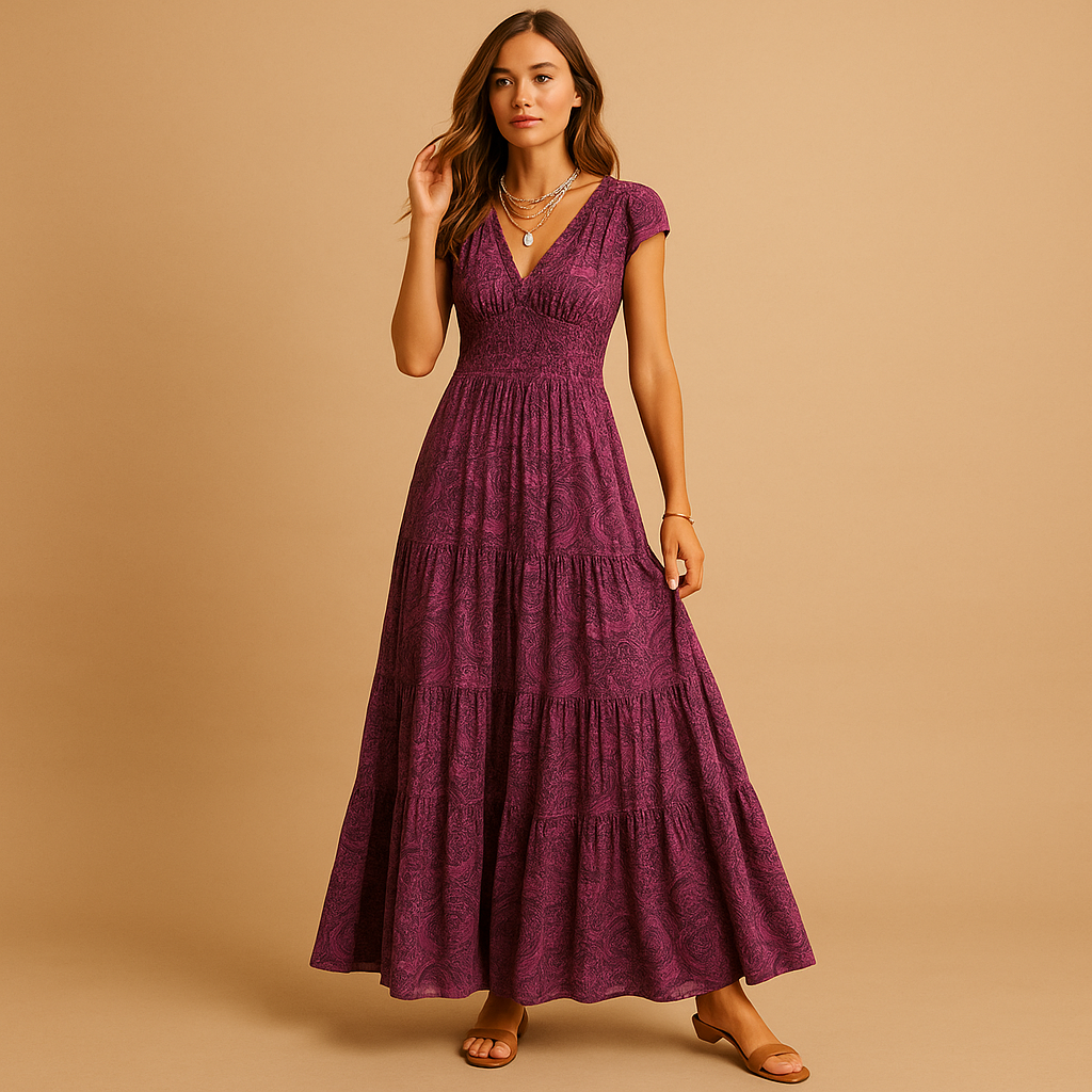Fanny™ | Sukienka Maxi Kwiatowa