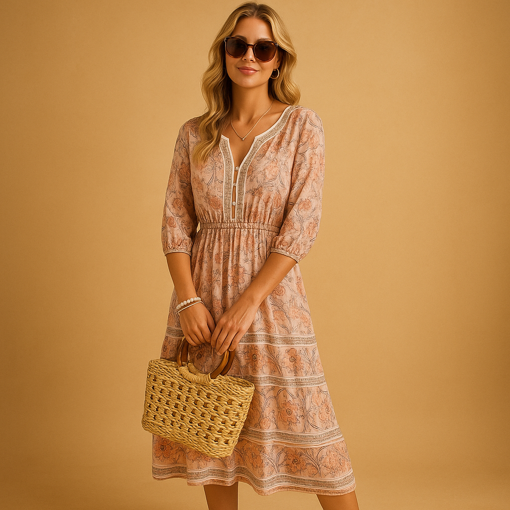 Mirella™ | Luźna Sukienka Boho