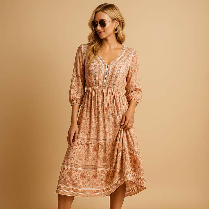 Mirella™ | Luźna Sukienka Boho