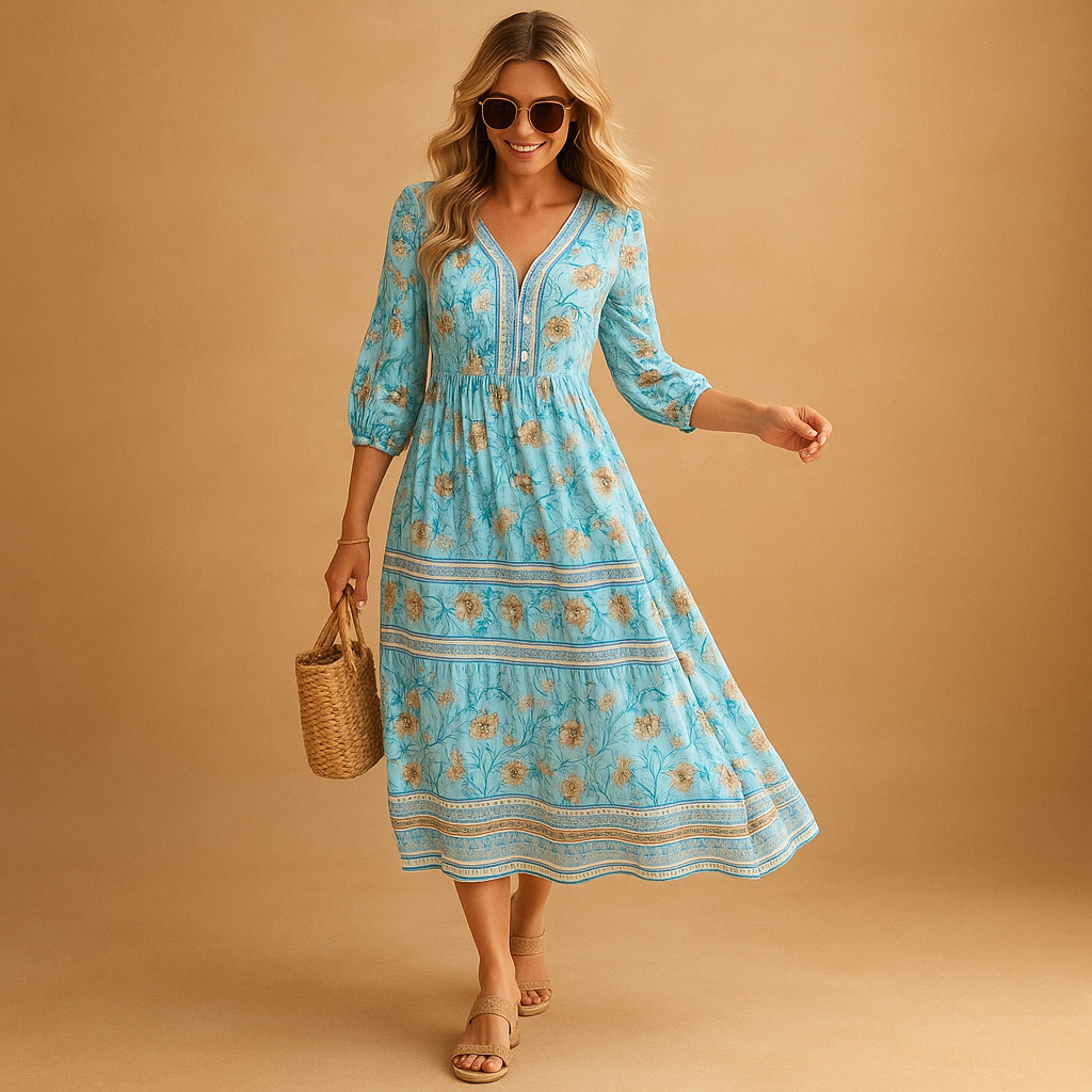 Mirella™ | Luźna Sukienka Boho