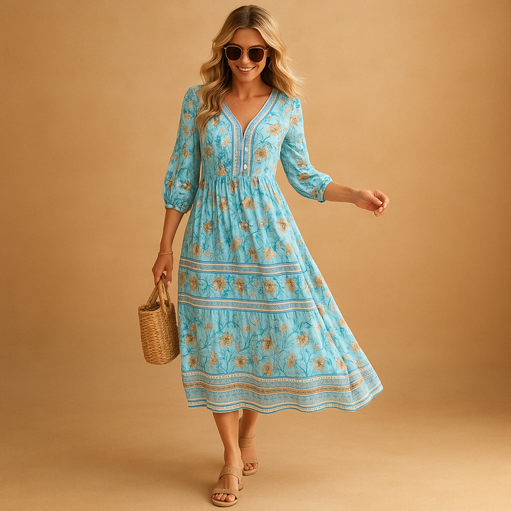 Mirella™ | Luźna Sukienka Boho