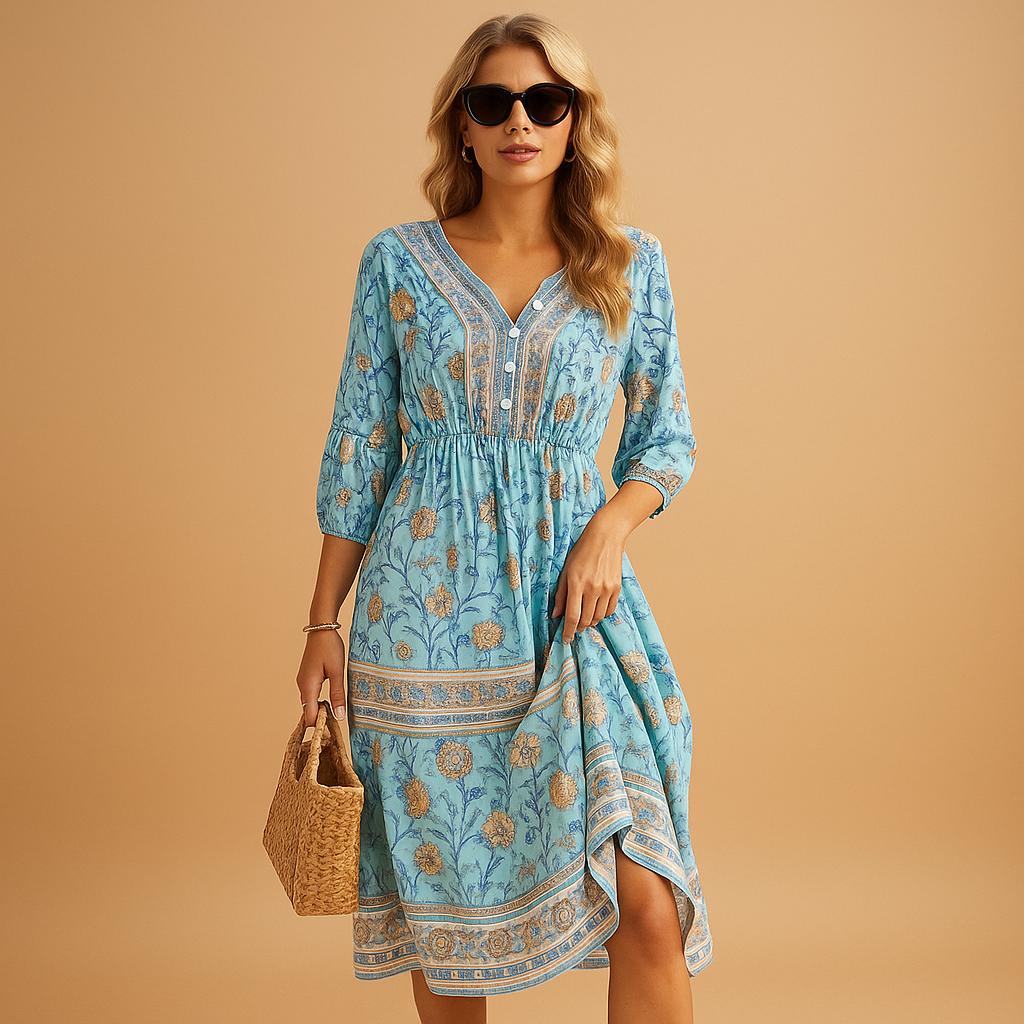 Mirella™ | Luźna Sukienka Boho