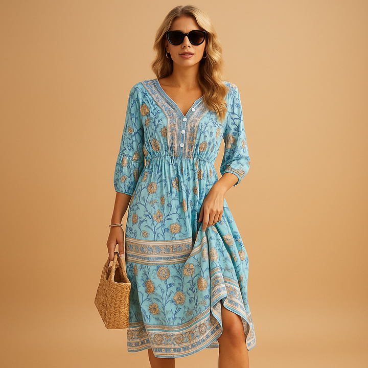 Mirella™ | Luźna Sukienka Boho