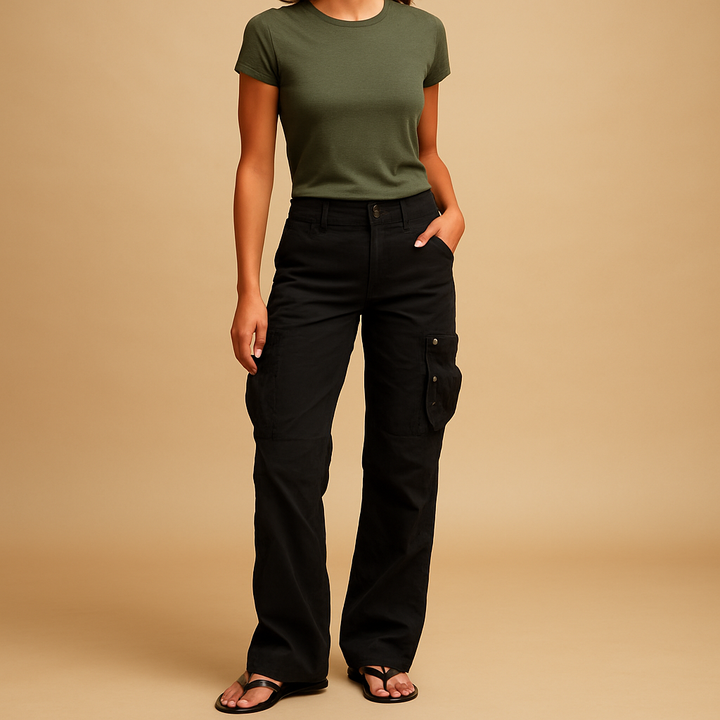 Nathalie™ | Spodnie Cargo Strukturalne