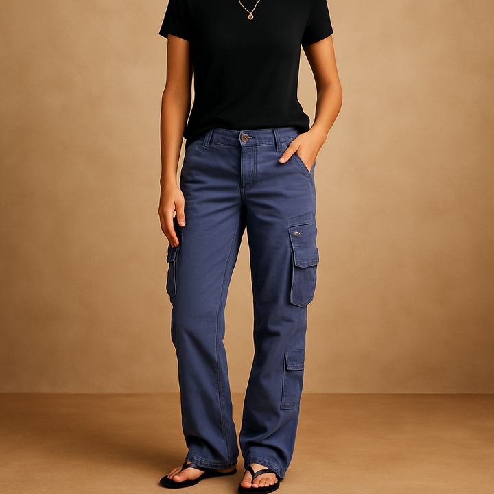 Nathalie™ | Spodnie Cargo Strukturalne