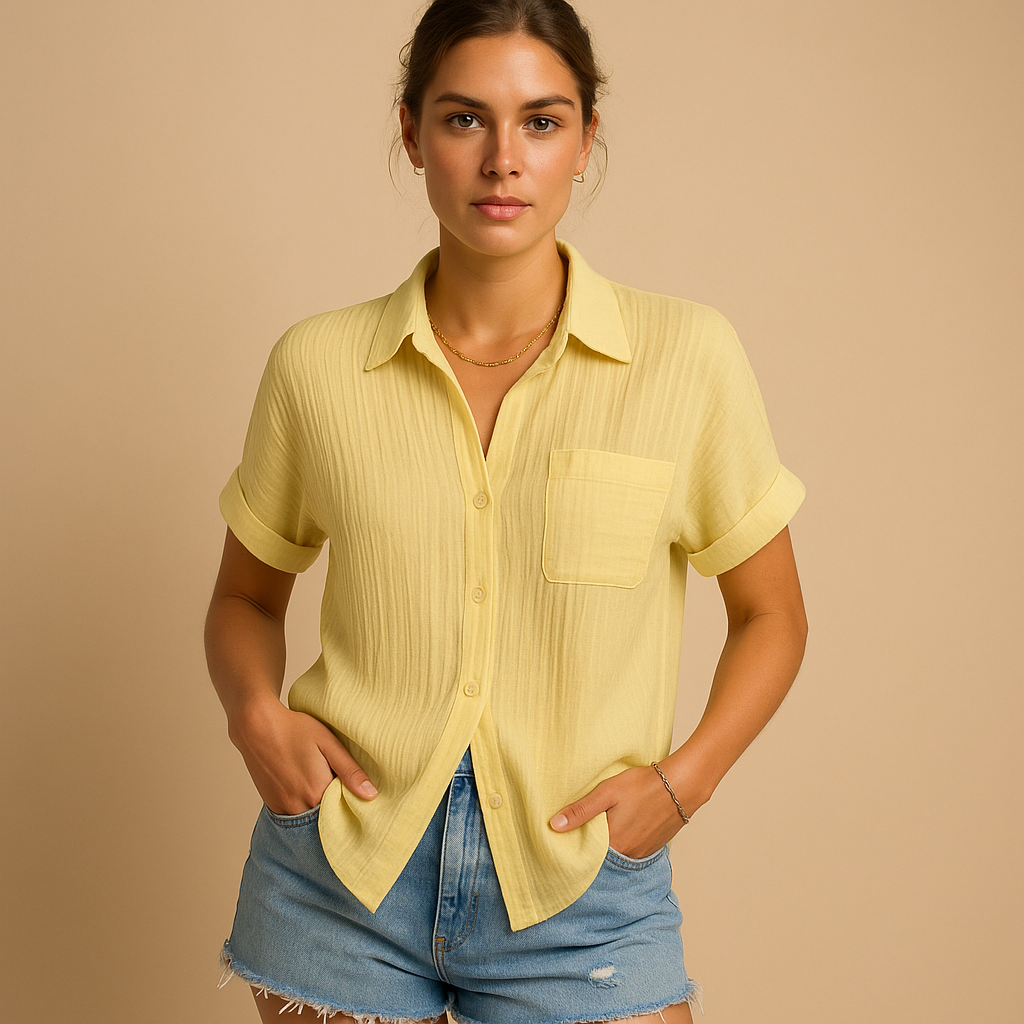Maëva™ | Polo Chic Krótki Rękaw
