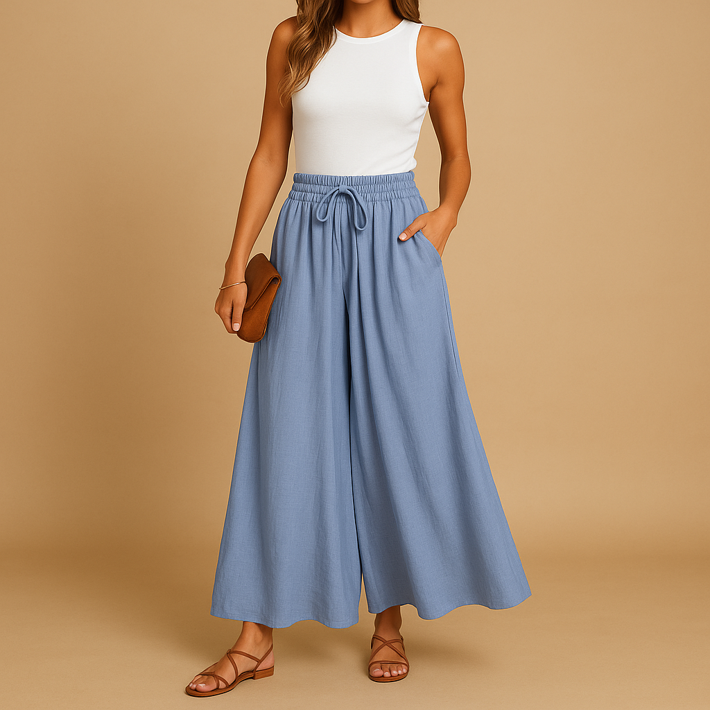 Corinne™ | Eleganckie Szerokie Spodnie