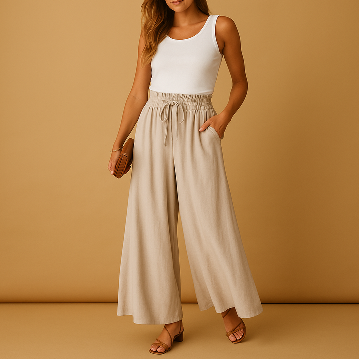 Corinne™ | Eleganckie Szerokie Spodnie
