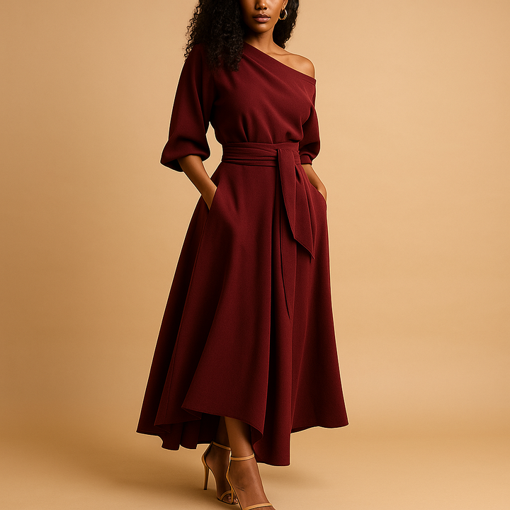 Maïlys™ | Elegancka Sukienka z Pasem