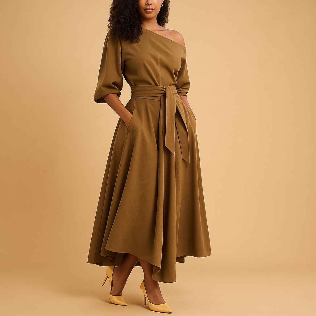 Maïlys™ | Elegancka Sukienka z Pasem