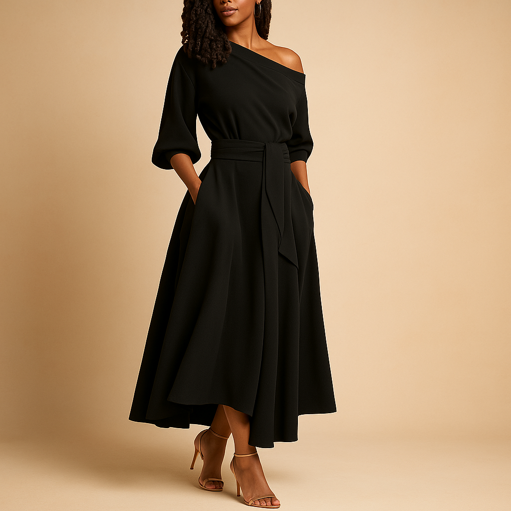Maïlys™ | Elegancka Sukienka z Pasem