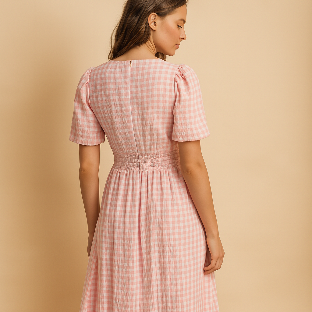 Élise™ | Sukienka Maxi Z Guzikami