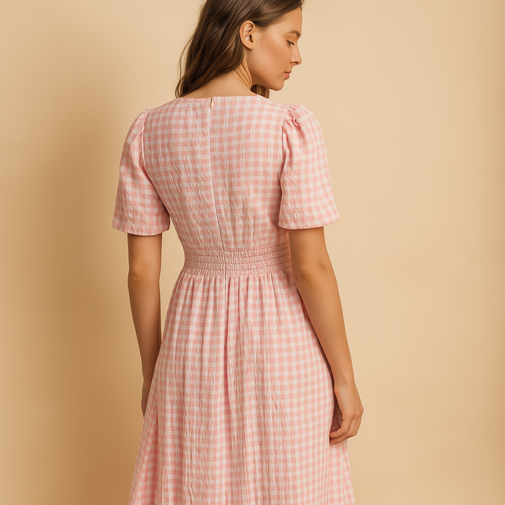 Élise™ | Sukienka Maxi Z Guzikami