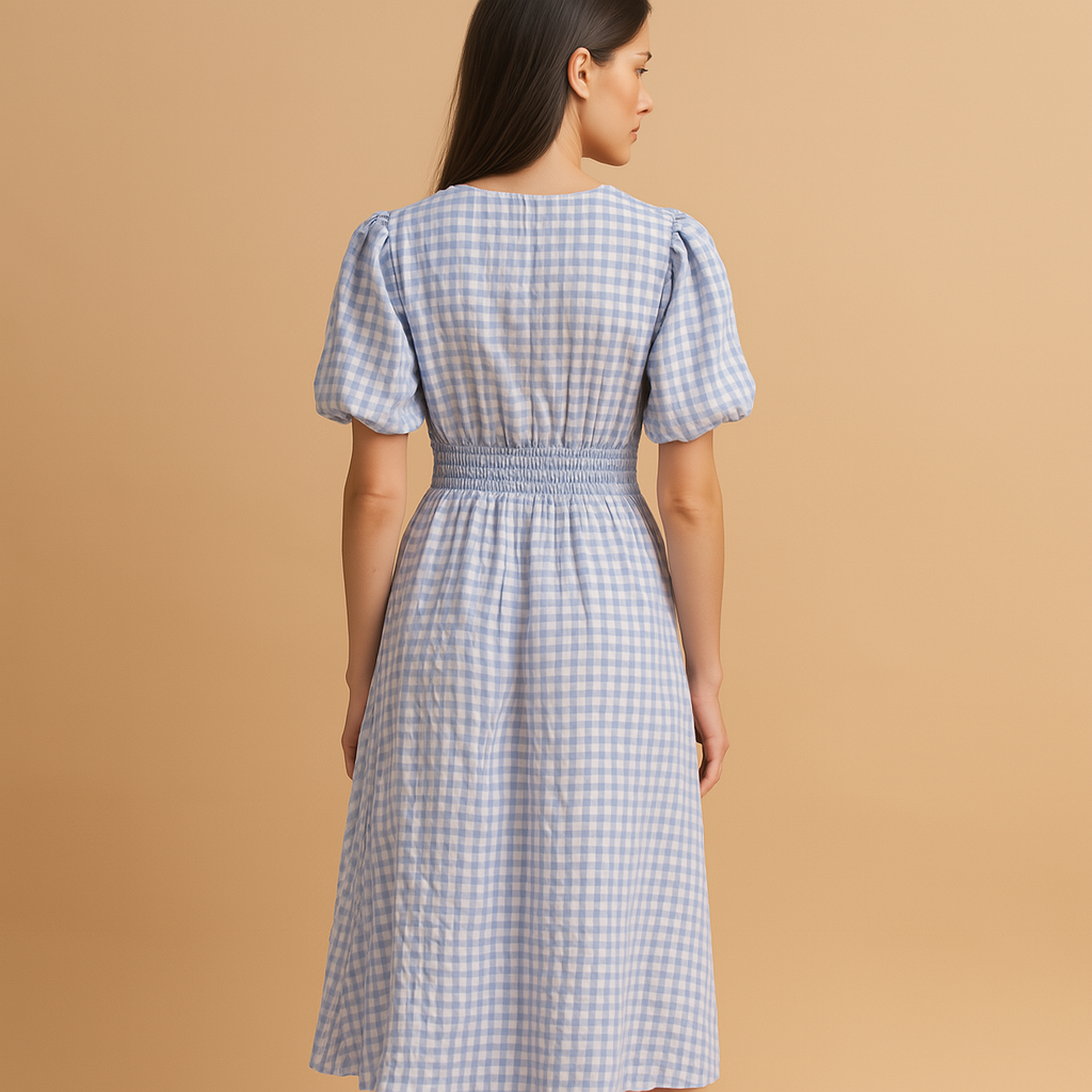 Élise™ | Sukienka Maxi Z Guzikami