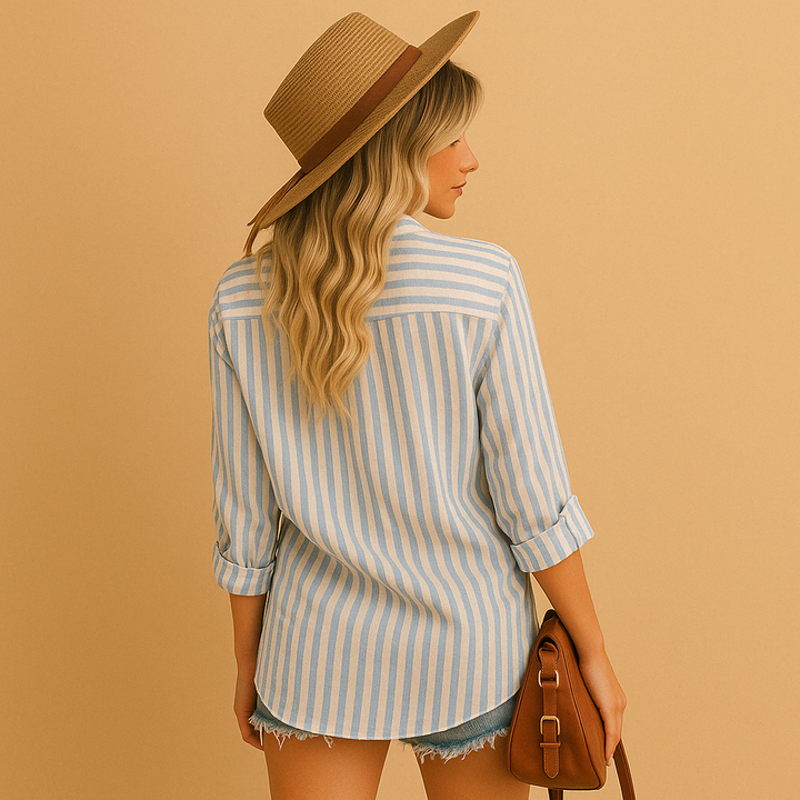 Solange™ | Elegancka Bluzka w Paski