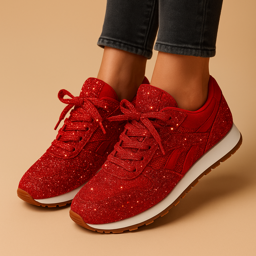 Pauline™ | Błyszczące Sneakersy