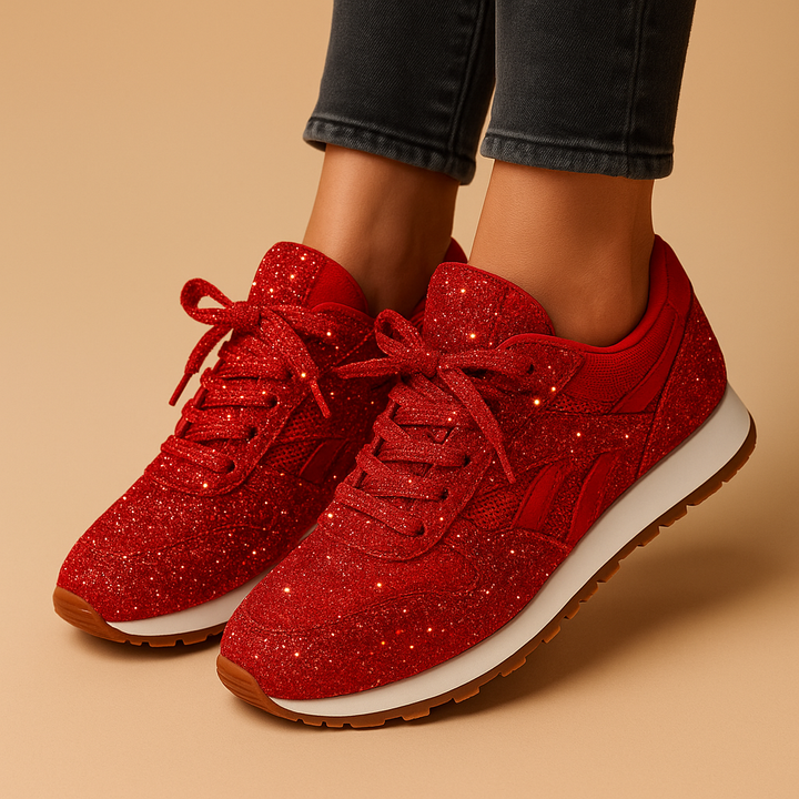 Pauline™ | Błyszczące Sneakersy