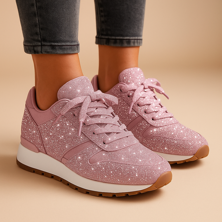 Pauline™ | Błyszczące Sneakersy