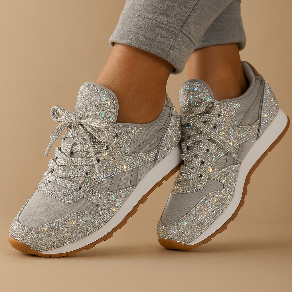 Pauline™ | Błyszczące Sneakersy