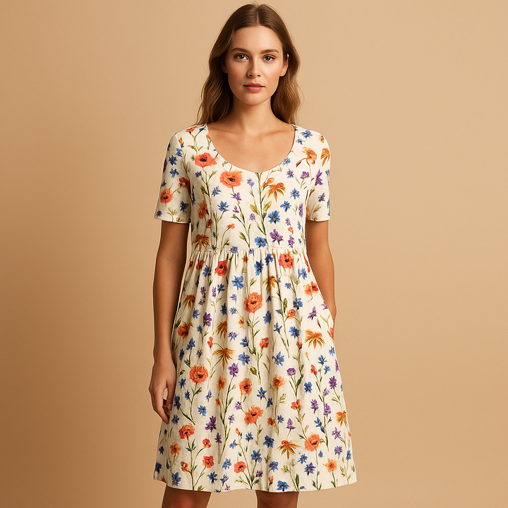 Rosalie™ | Sukienka Midi Bawełniana