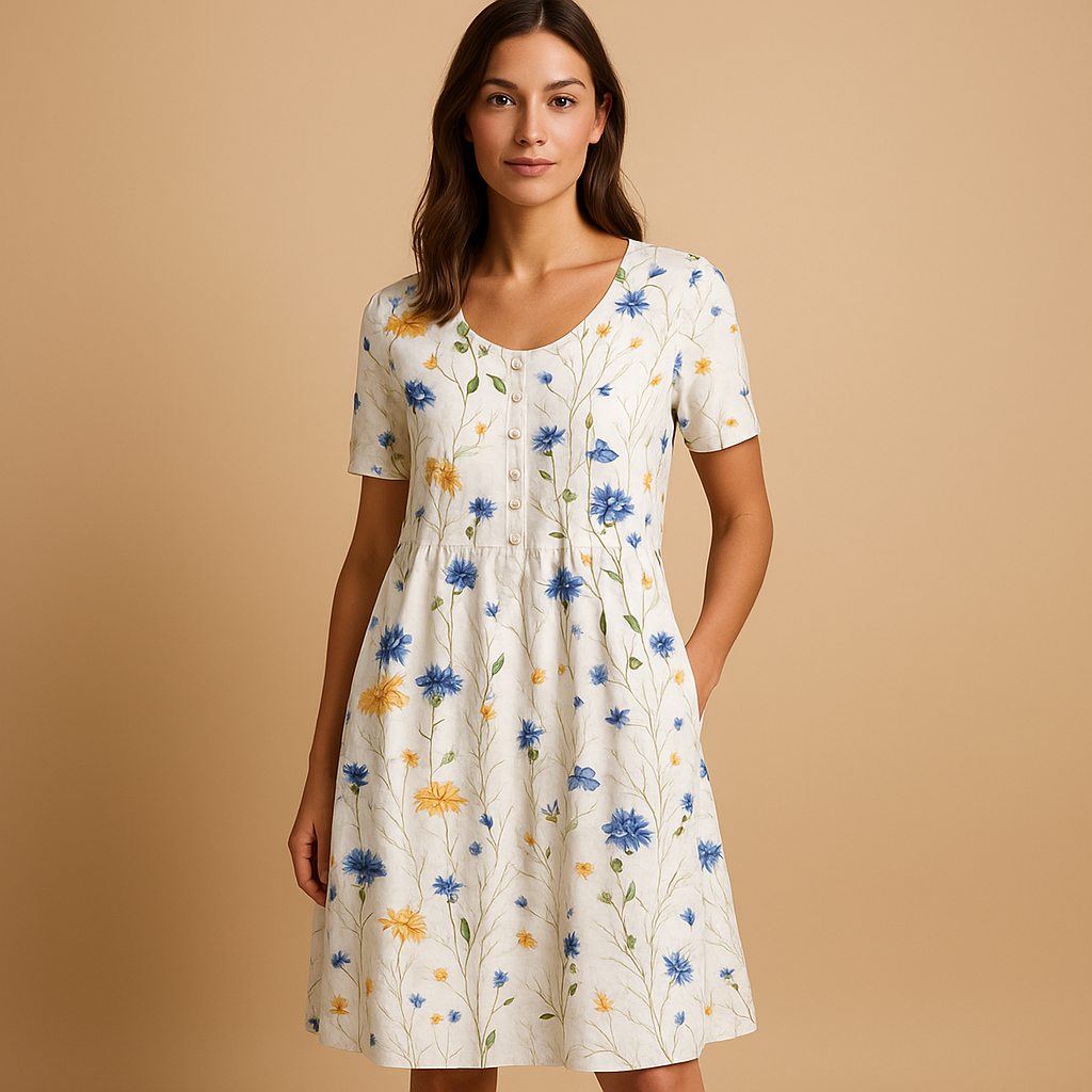 Rosalie™ | Sukienka Midi Bawełniana
