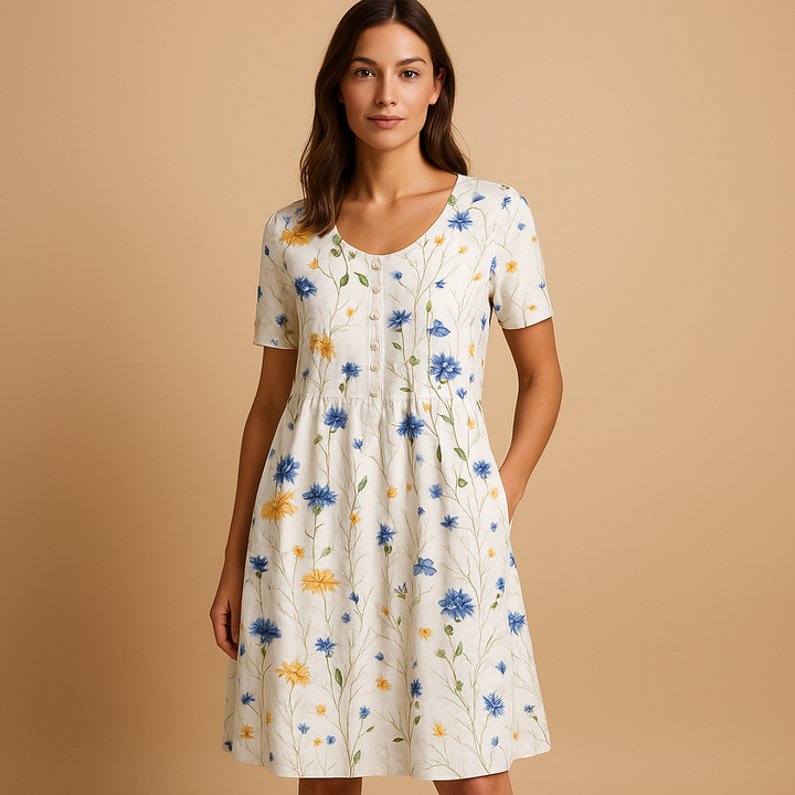 Rosalie™ | Sukienka Midi Bawełniana
