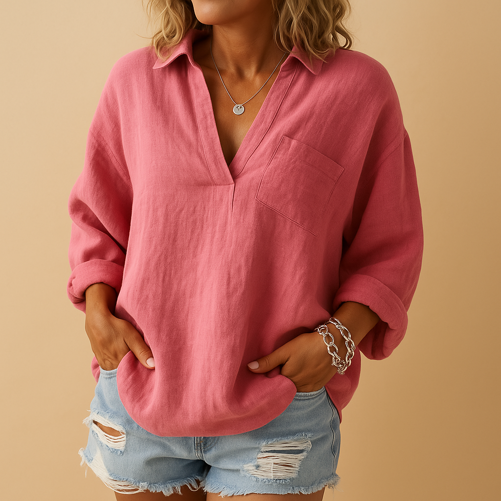 Camélia™ | Elegancka Bluzka Ponadczasowa