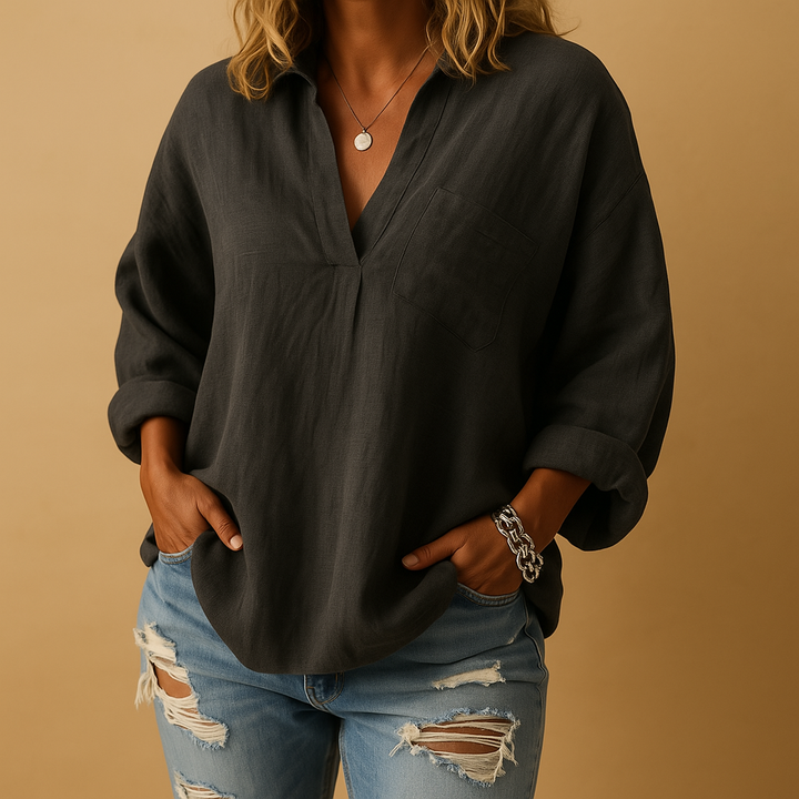Camélia™ | Elegancka Bluzka Ponadczasowa