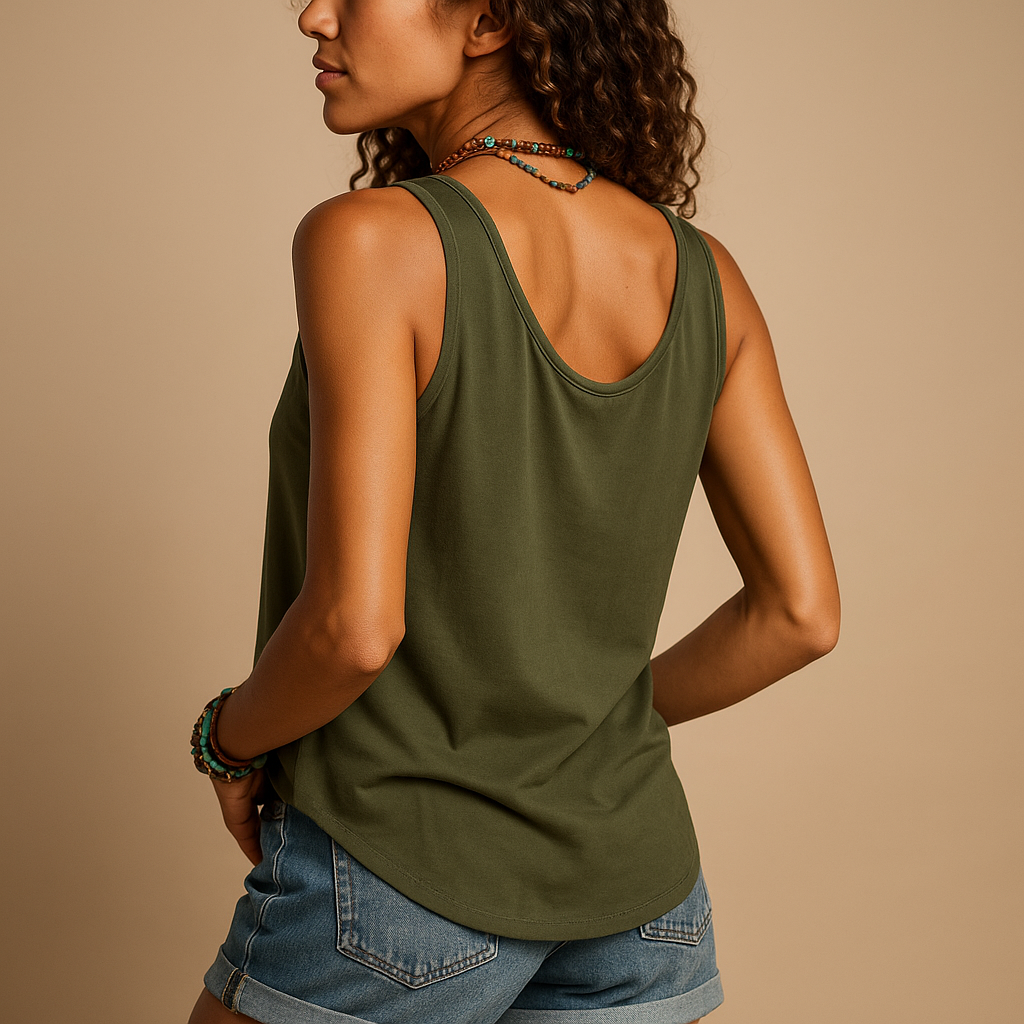 Maéna™ | Lekki Top z Dekoltem w Serek