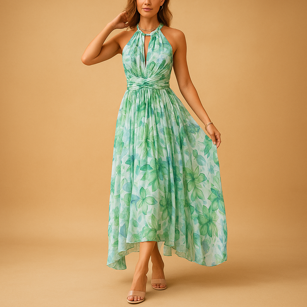Thérèse™ | Sukienka Maxi Kwiatowa