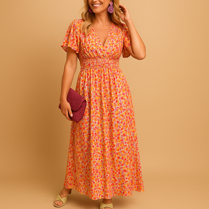 Orianne™ | Sukienka Maxi Kwiatowa