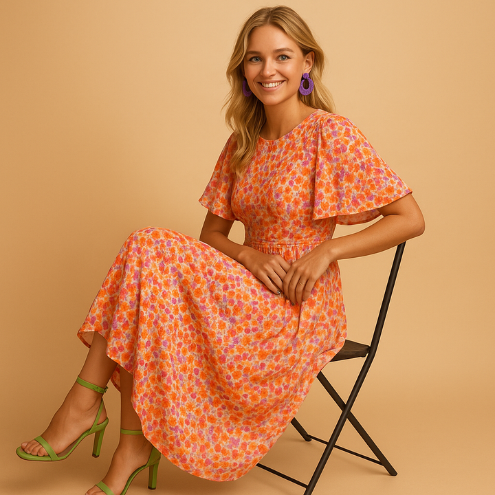 Orianne™ | Sukienka Maxi Kwiatowa
