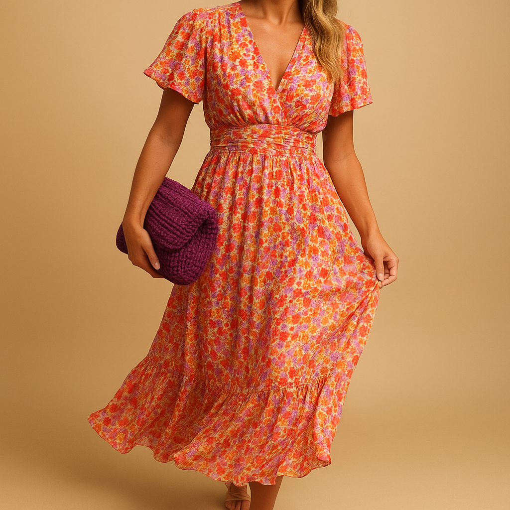 Orianne™ | Sukienka Maxi Kwiatowa