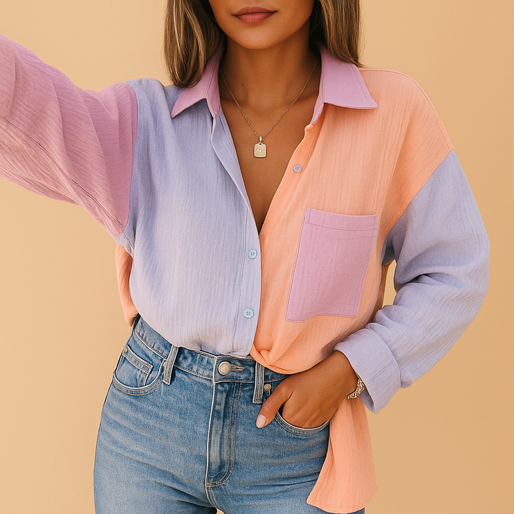Apolline™ | Bluzka Patchwork