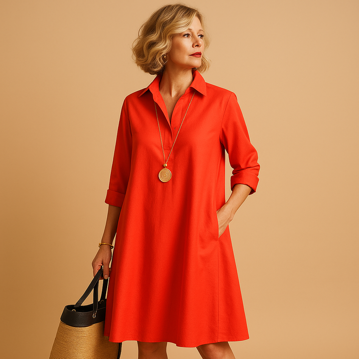 Éléa™ | Sukienka Polo Stretch