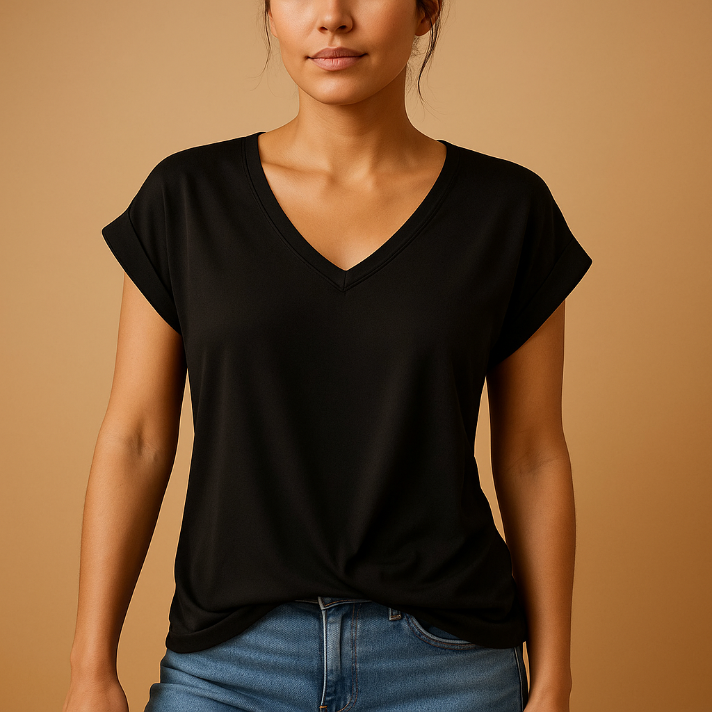 Roseline™ | Bluzka z dekoltem w serek