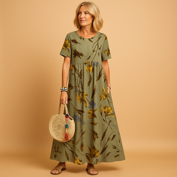 Hortense™ | Sukienka Vintage w Kwiaty