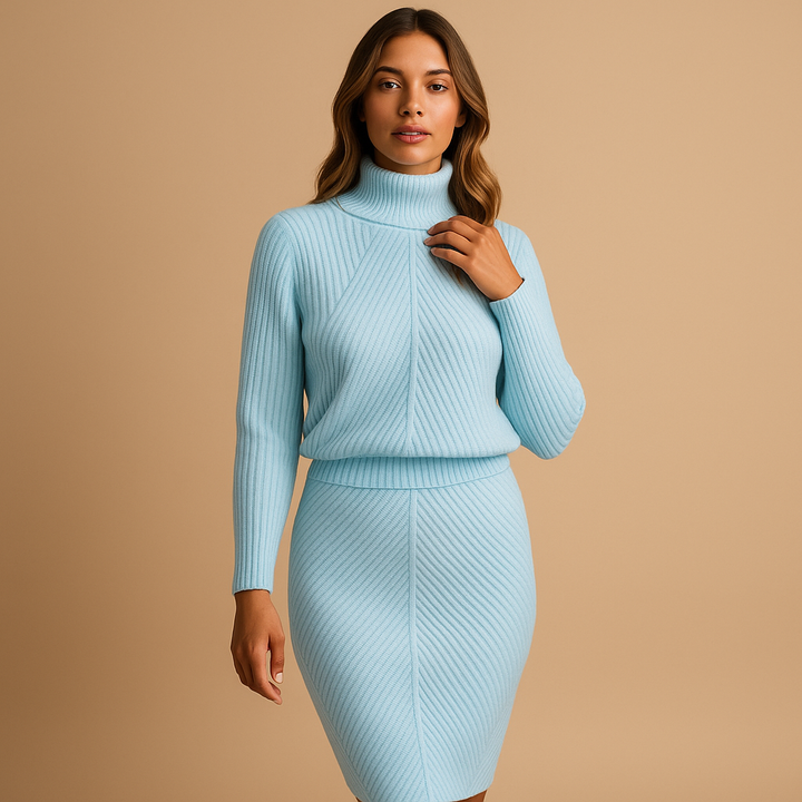 Amandine™ | Sukienka Zimowa Midi